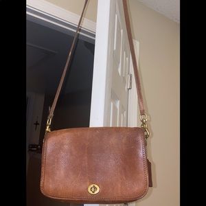 Real Leather Coach Purse